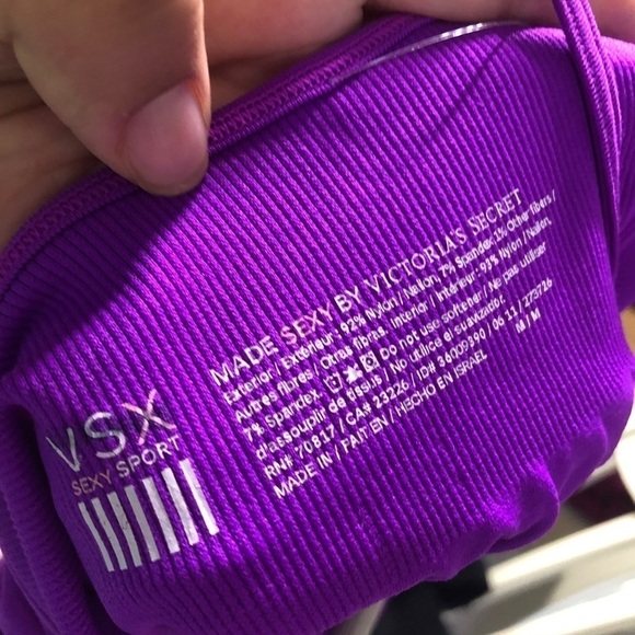 VSX purple athletic tank top Medium - Picture 7 of 8